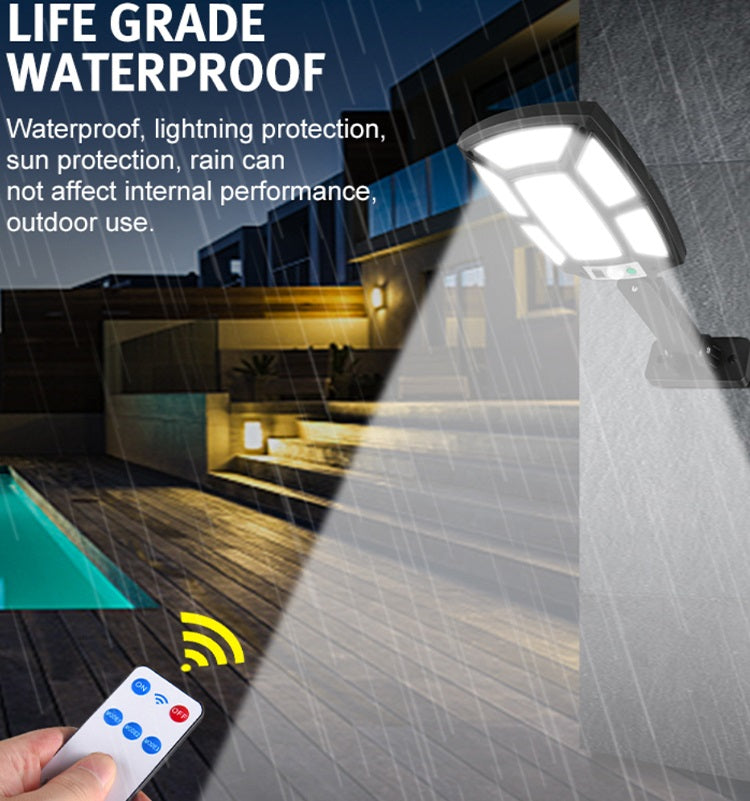 30W Solar Powered Street COB Light With Remote Control
