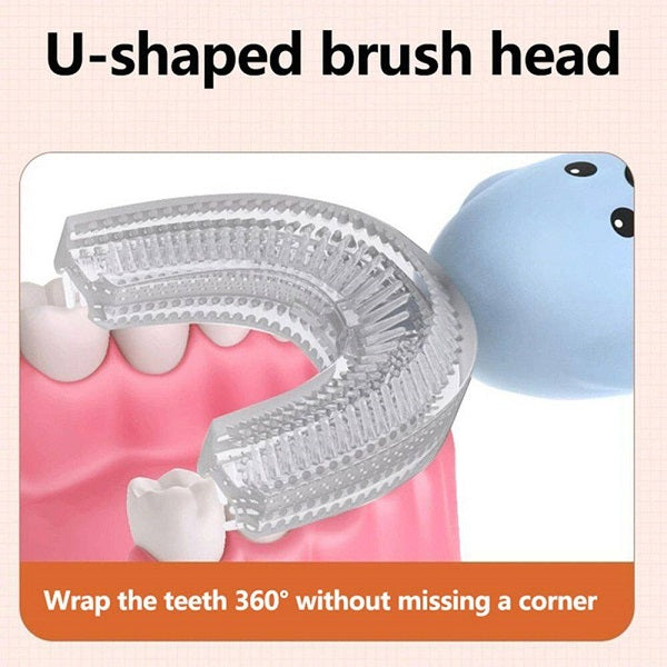 U-Shaped Toddler Electric Toothbrush