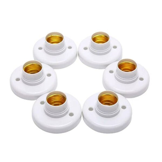 1 PCS White Ceiling Lamp Socket