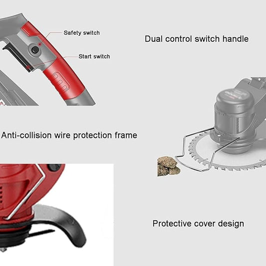 24V Lithium Battery Electric Rechargeable Lawn Mower