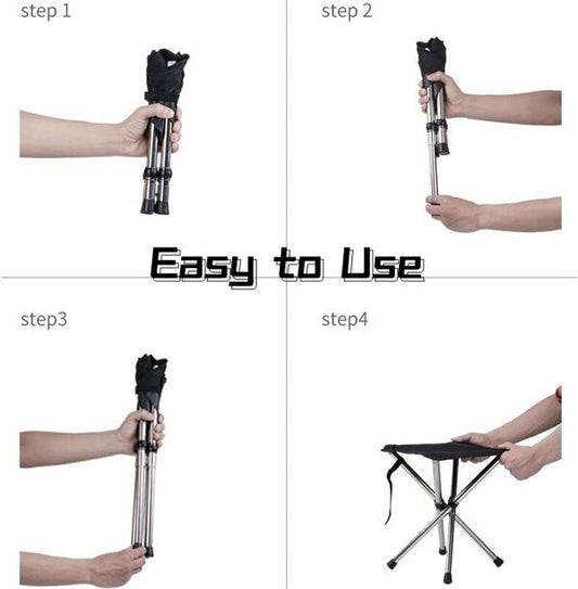 Small Travel Foldable Camping Stool With Bag