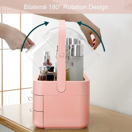 Cosmetics Storage Case With 3 Drawers