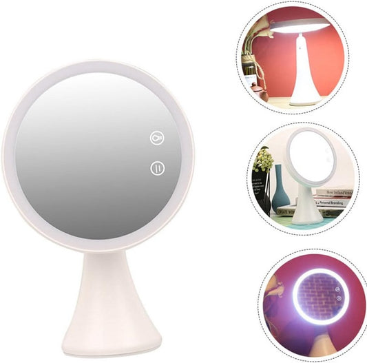 2-In-1 LED Table Lamp Mirror