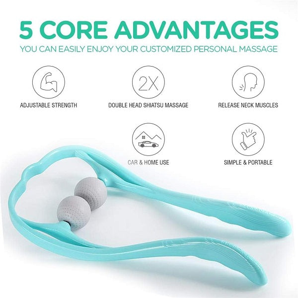 Handheld Neck Shoulder Massager Tool