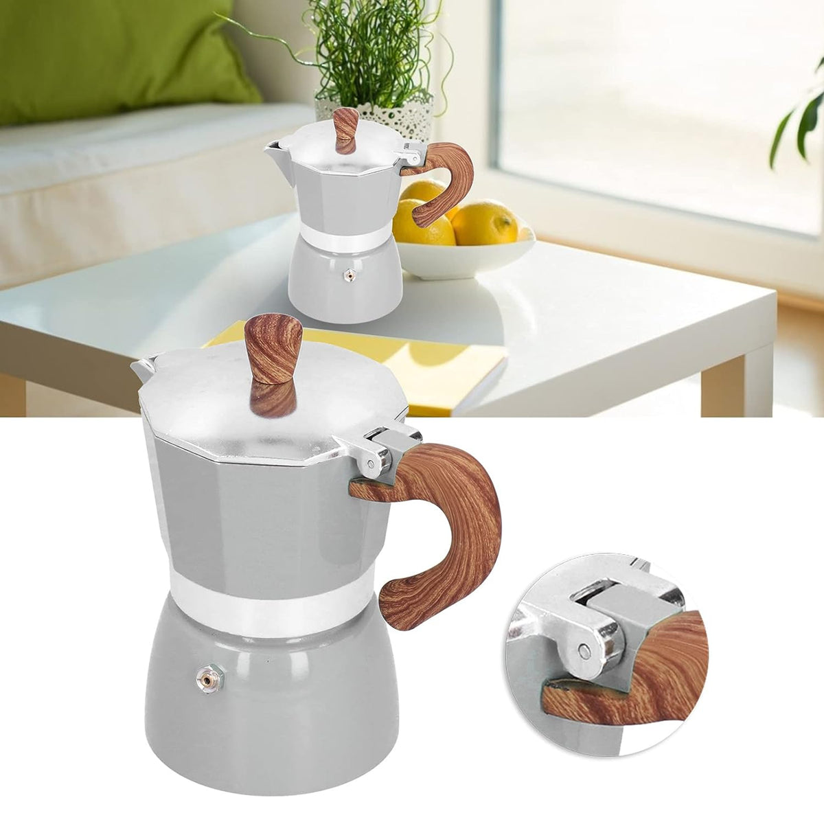 150ml Black Ceramic Coffee Pot