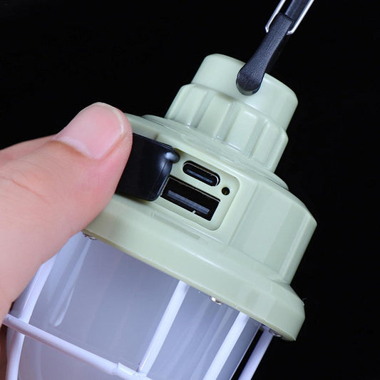 USB Rechargeable Four Gears Compact Camping Hanging LED Light