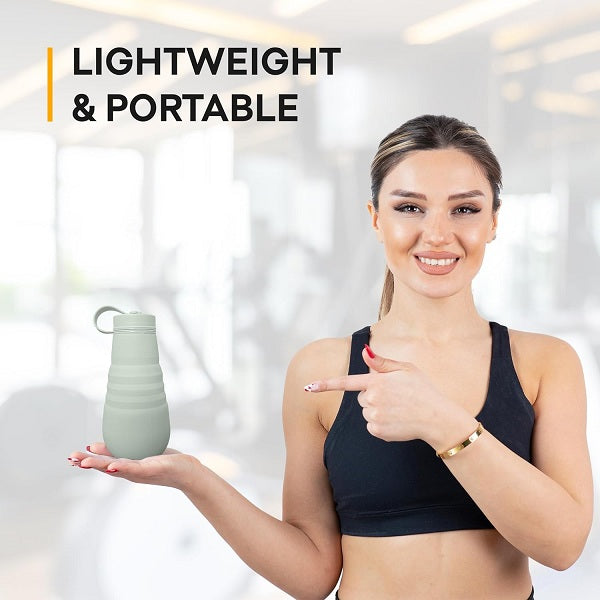 500ml Silicone Folding Water Bottle
