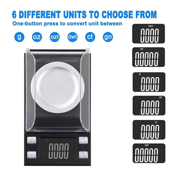 AB-C05 Mini Portable 100g/0.01g Jewelry Scale LCD Display