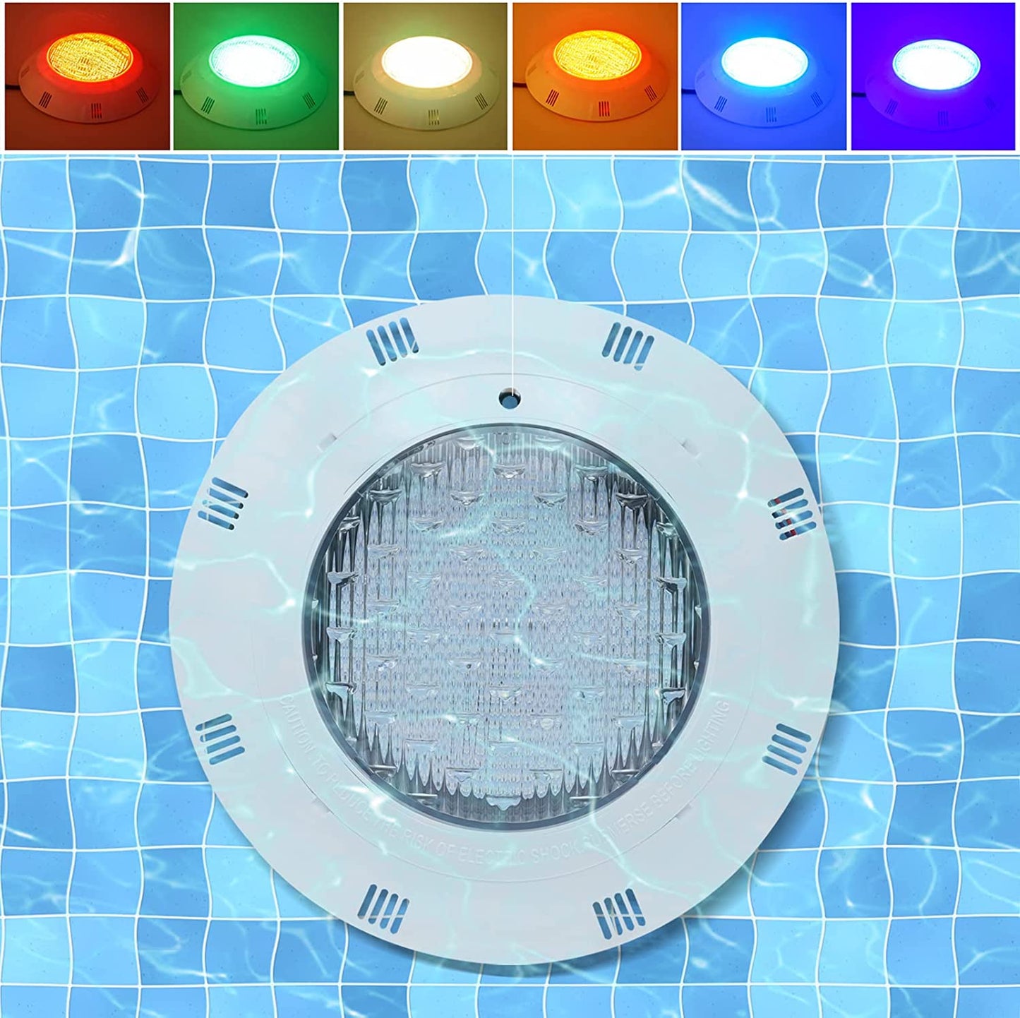 12W RGB Remote Control Swimming Pool Light