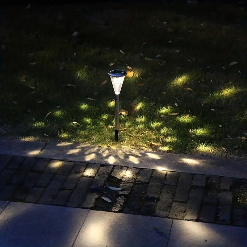 30W Solar Powered Spike Light 2pcs Warm White LED