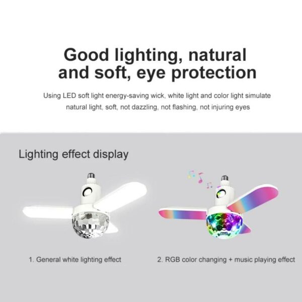 40W Bluetooth Music Remote Control Light Crystal Magic Ball