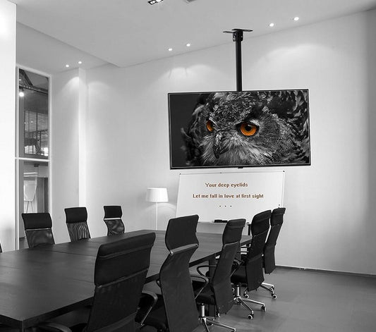 Telescopic 14-42″ Flat Panel Tilt Ceiling TV Bracket