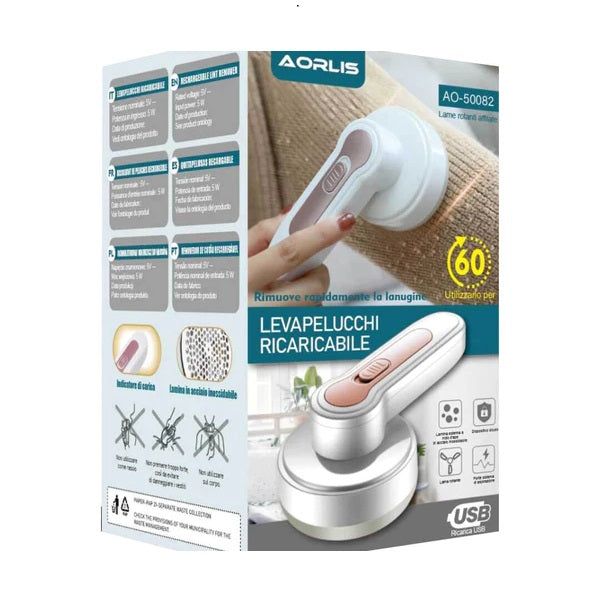 USB Recharged Portable Smart Lint Remover