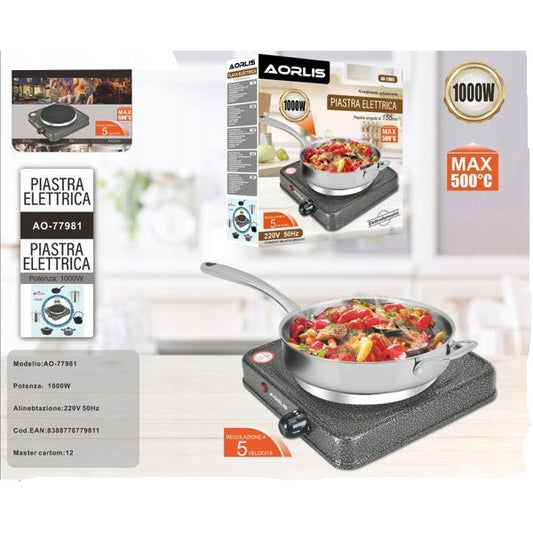 1000W Electric Single Plate Stove