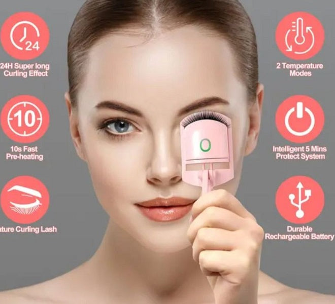 USB Rechargeable Eyelash Curler