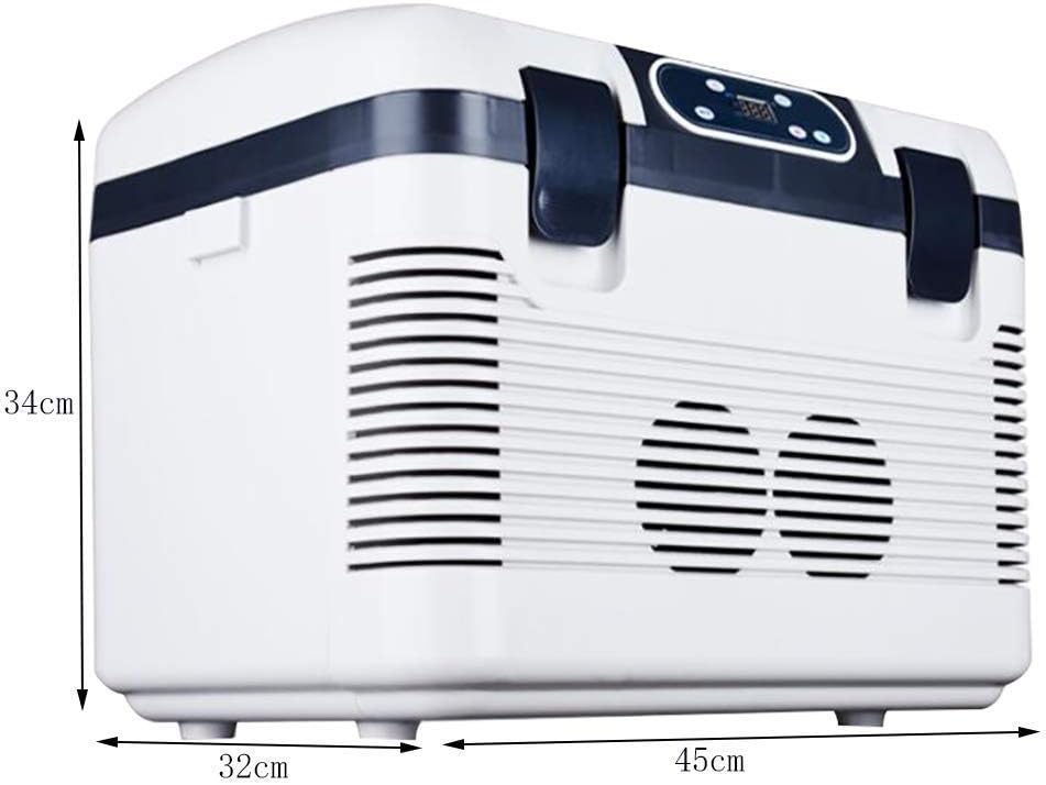 20L Car Fridge, High-Tech Dual-Core, Outdoor Travel Portable Car Cool and Warm Electric Cool Box Small Fridge 12 V / 220 - 240 V For Car and Home