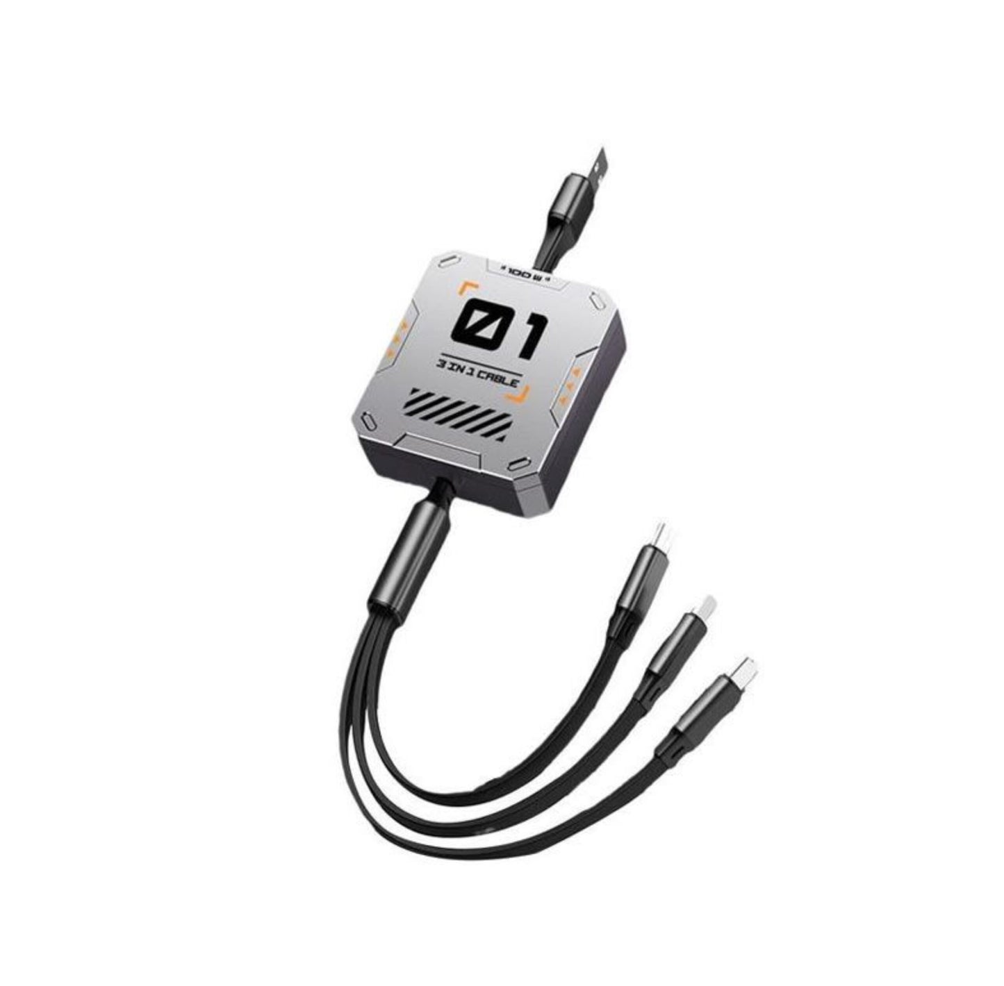 1.5m 3 in 1 Multi USB Phone Fast Charging Q-SJ100