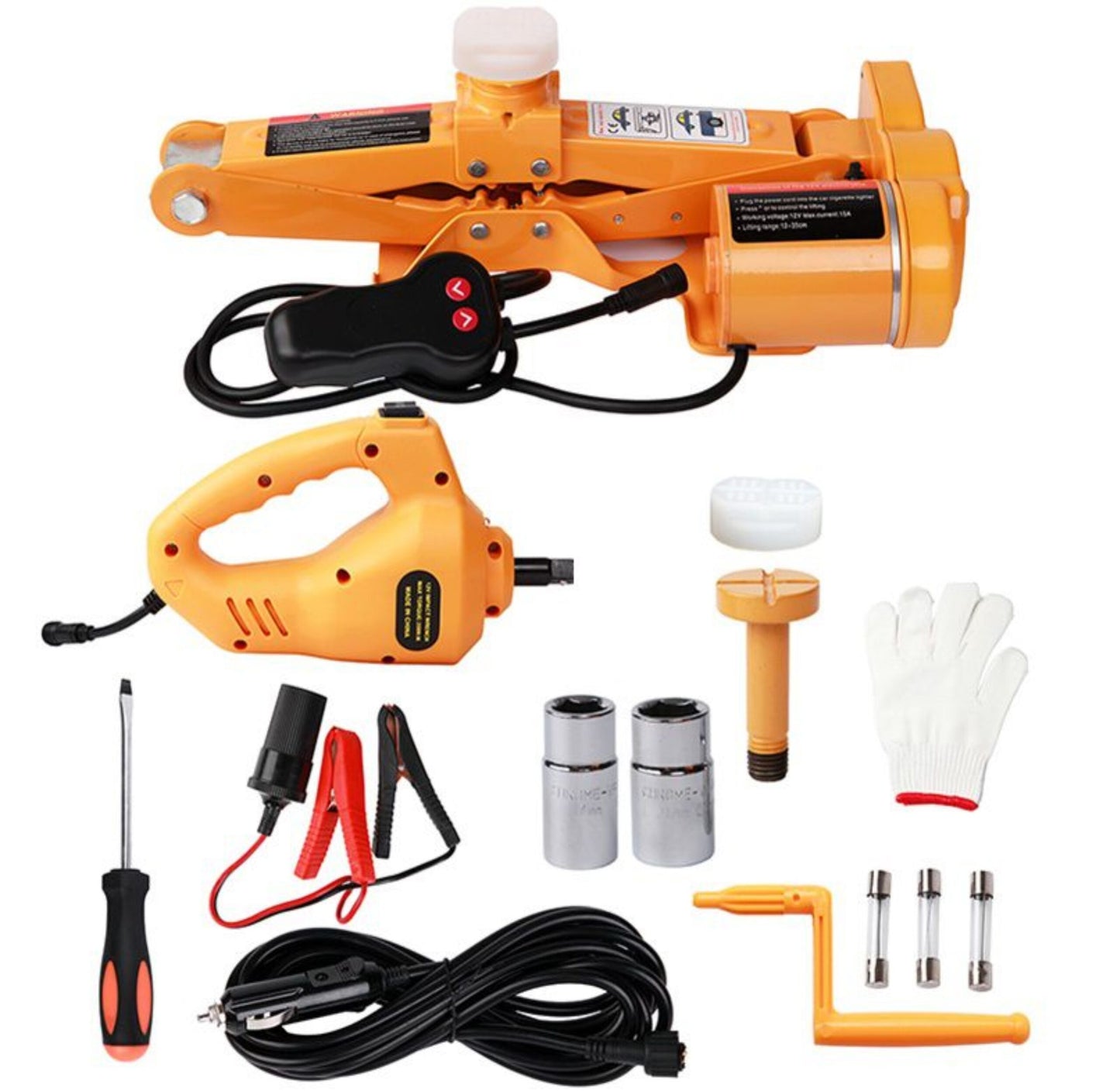 2 Ton 12V DC Car Automatic Electric Lifting Jack