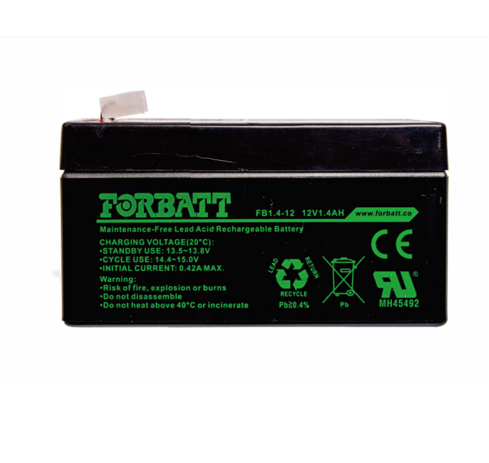 BATTERY - 1.4A/H RECHARGEABLE 12V