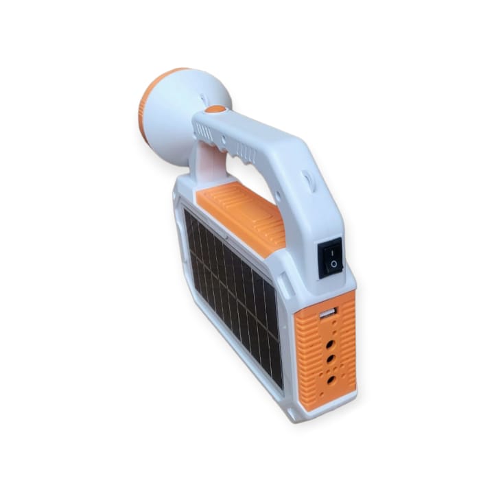 Solar Powered Emergency Light Torch 51LED With 4200Mah Battery