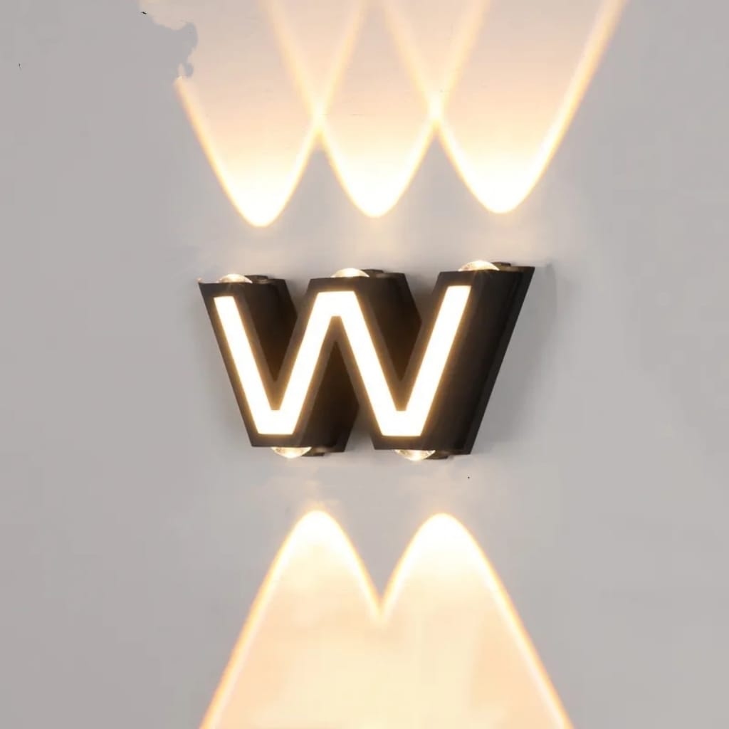 12W LED W Shaped Wall Lamp