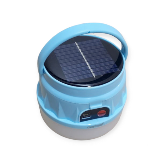 100W Solar Powered Camping Light With A Hook