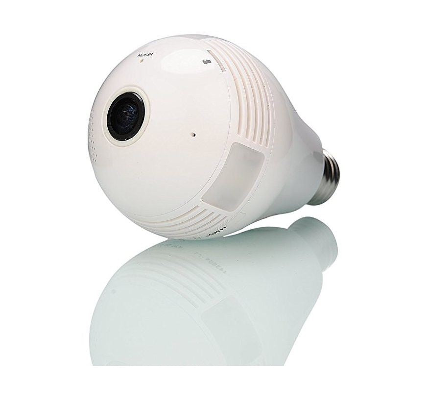 Led Light Bulb With Wireless 360 Degree IP Camera