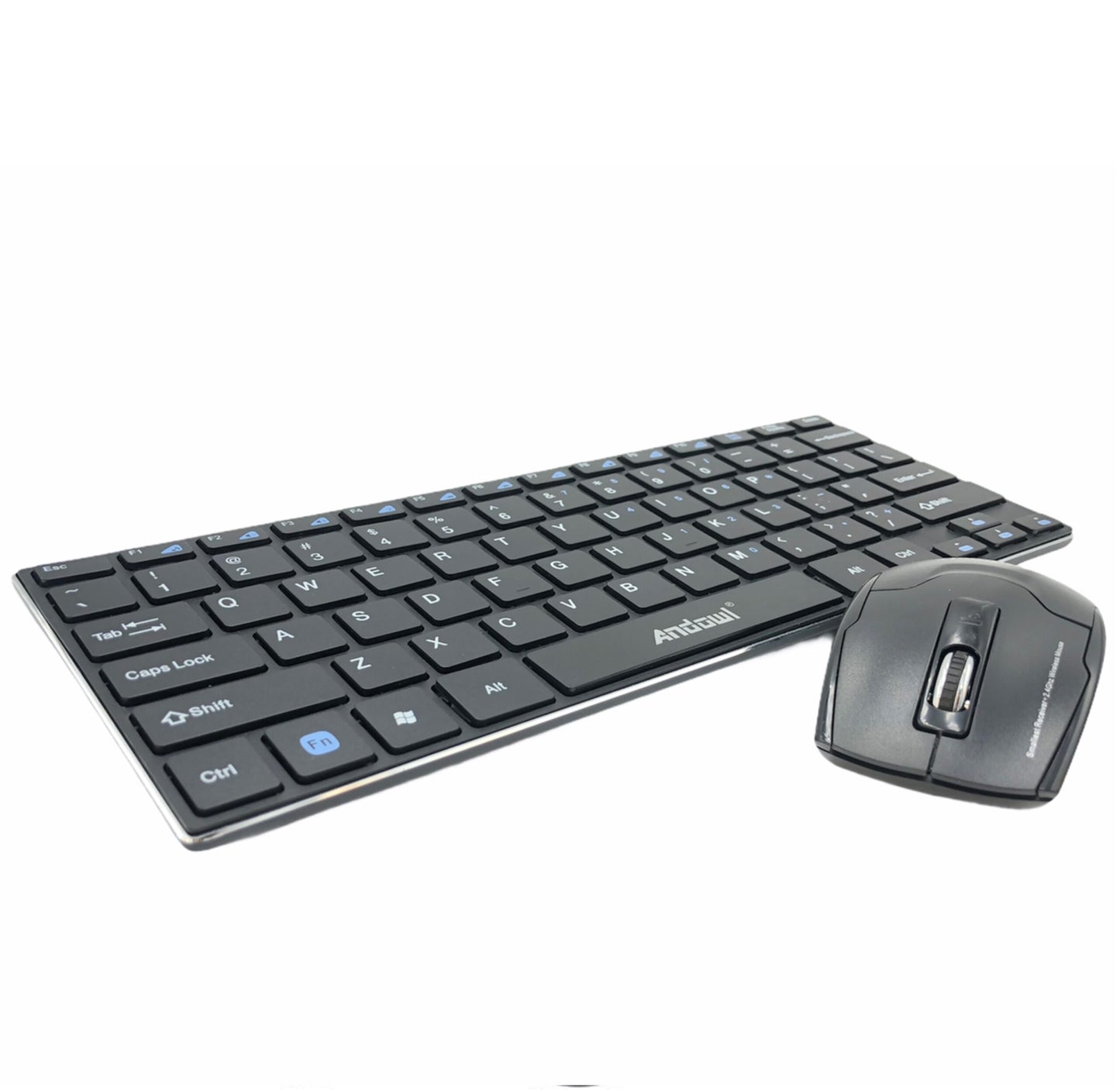 Andowl Ultra Slim Wireless Bluetooth Keyboard and Mouse Set