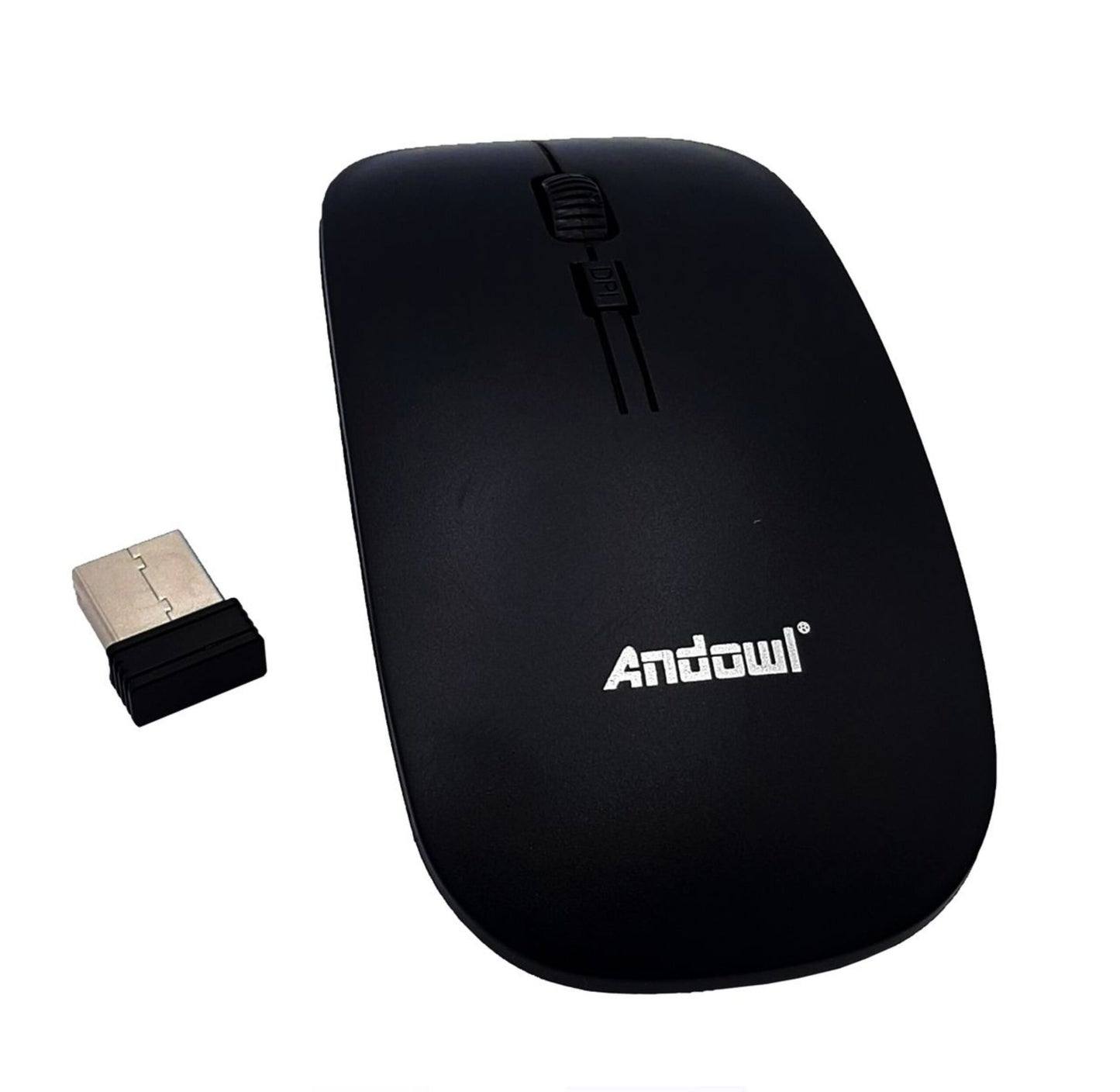 Andowl Slim Wireless Mouse with Adjustable DPI