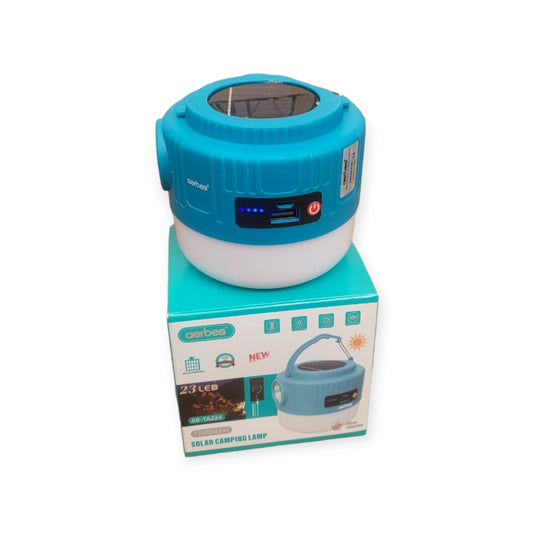 Portable Solar Powered LED Camping Light