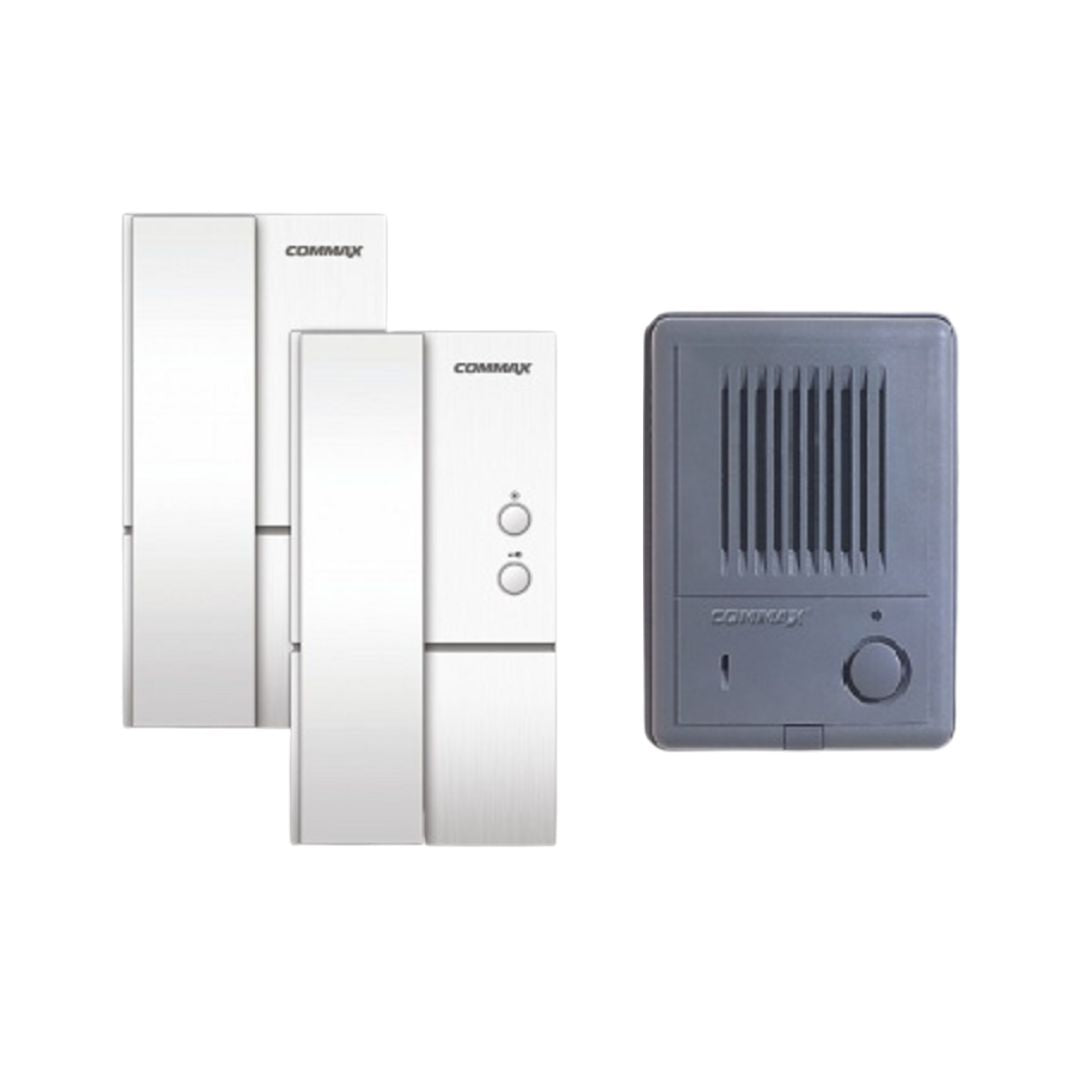 COMMAX AUDIO 1-2 220V BOXED INTERCOM ENTRY KIT (DP-LA01(M)/DP-LA01(S)