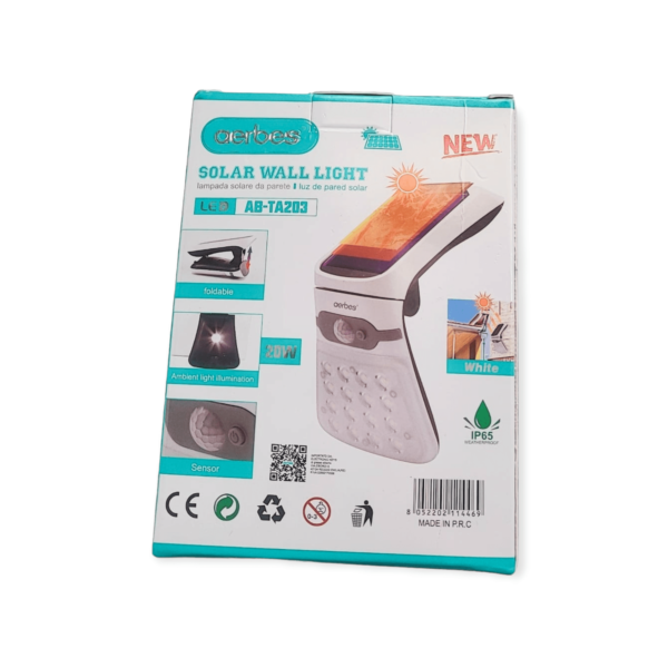 Solar Powered 20W Wall Light