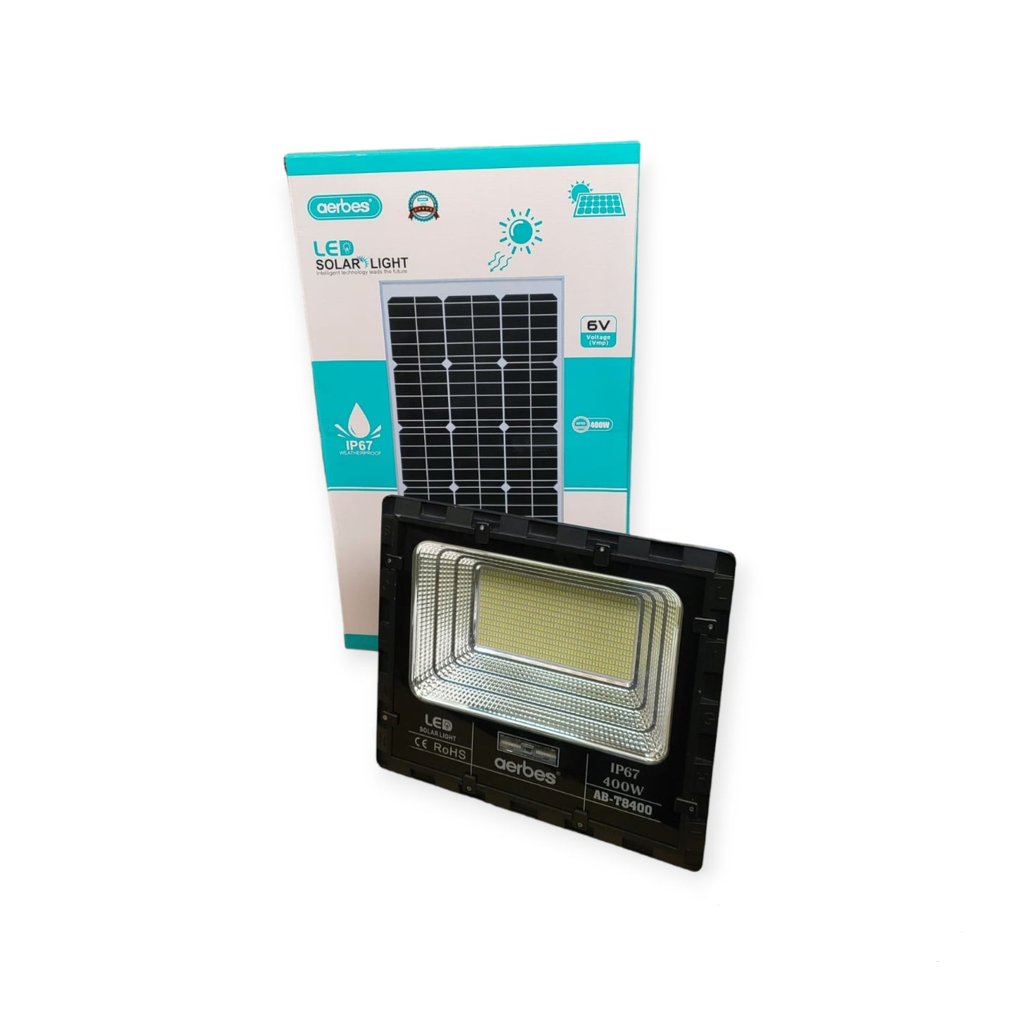 400W Solar Powered LED Light