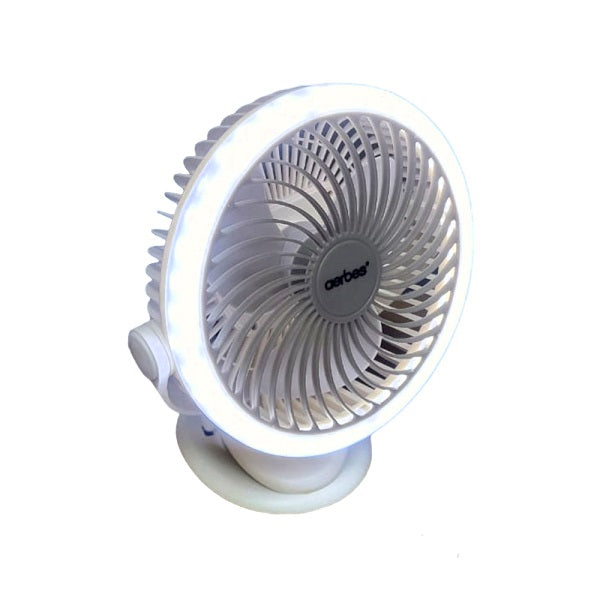 USB Rechargeable Table Clip Fan With Battery