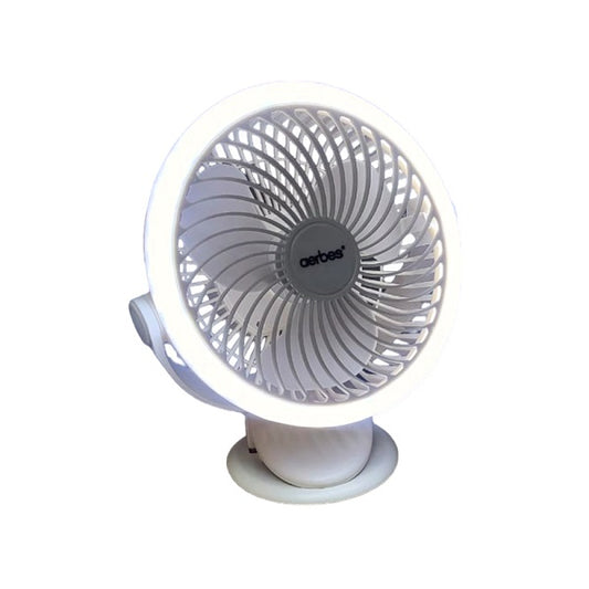 USB Rechargeable Table Clip Fan With Battery