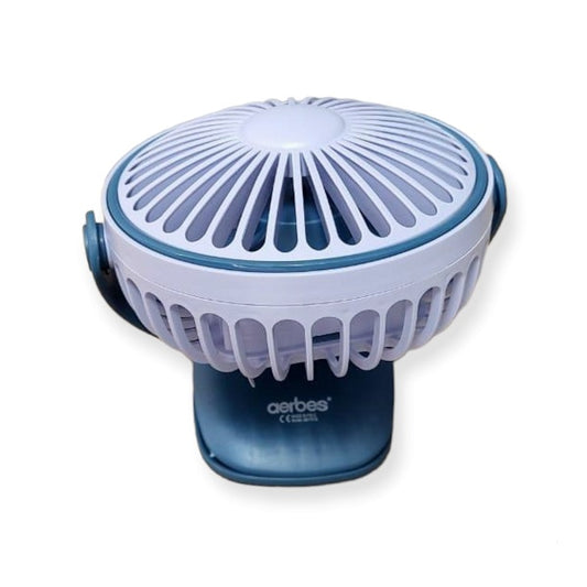Rechargeable 360° Rotation Mini Fan With 800Mah Battery