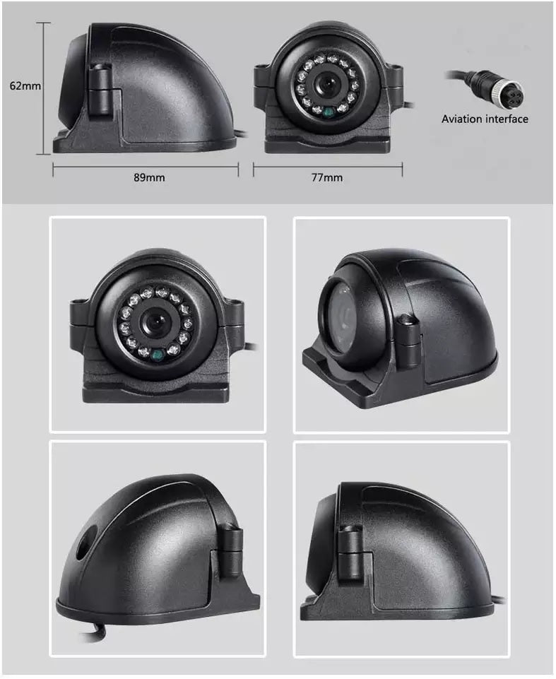 4 Channel mobile sdvr vehicle cctv kit with g-sensor, wifi, 4g, gps & remote monitoring (256gig SD Card)