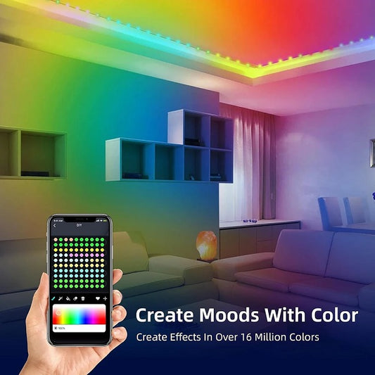 10M RGB LED Strip Light With Remote Control
