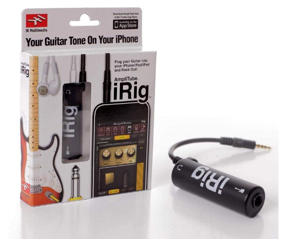 Irig Guitar Interface Amplitube Connector To Your Phone