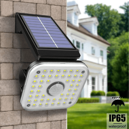 Solar Powered Induction Wall Light