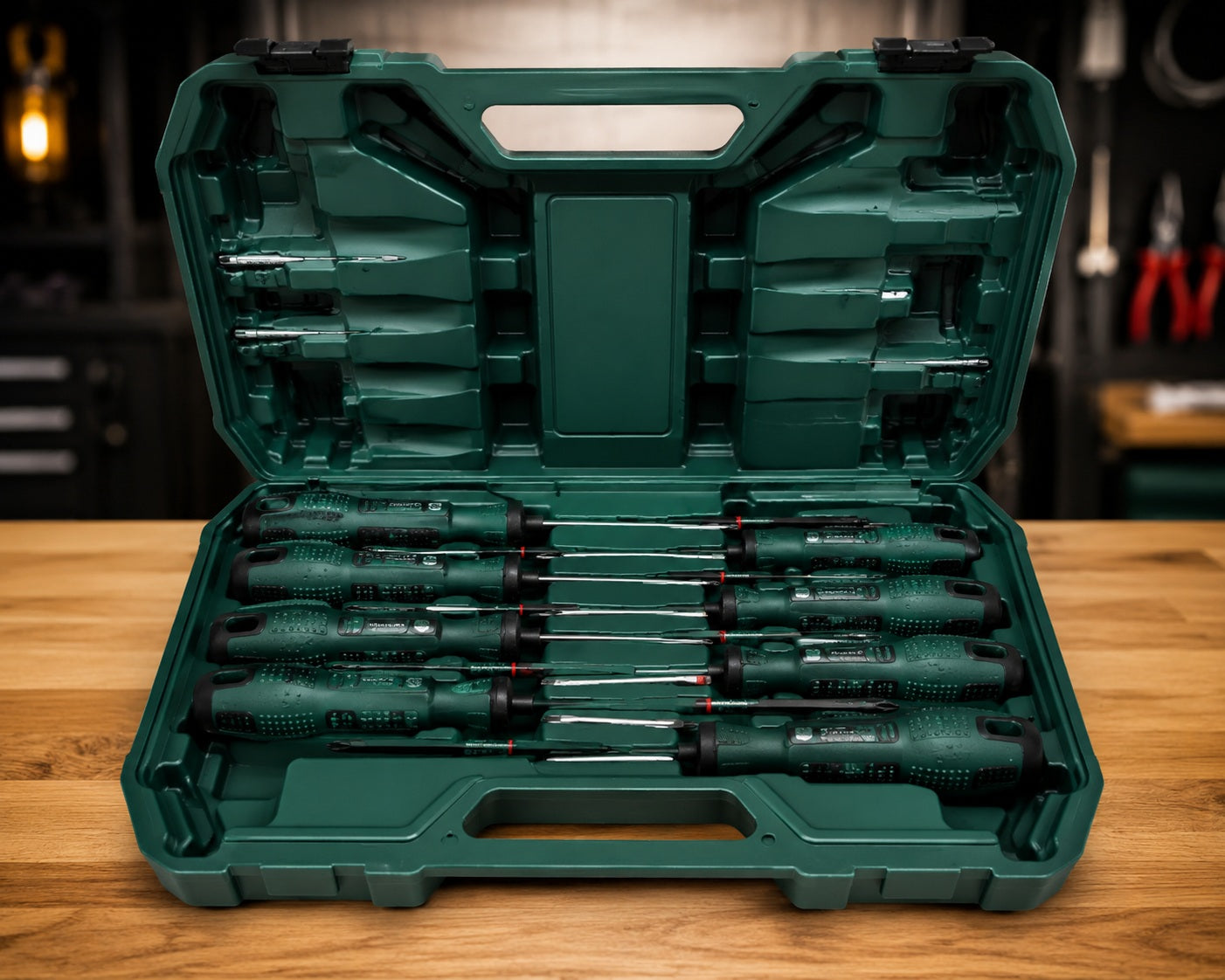 Precision Screwdriver Set with Carry Case – Multi-Piece Magnetic Screwdriver Tool Kit for Home Repairs, Electronics, DIY, Maintenance & Workshop Use