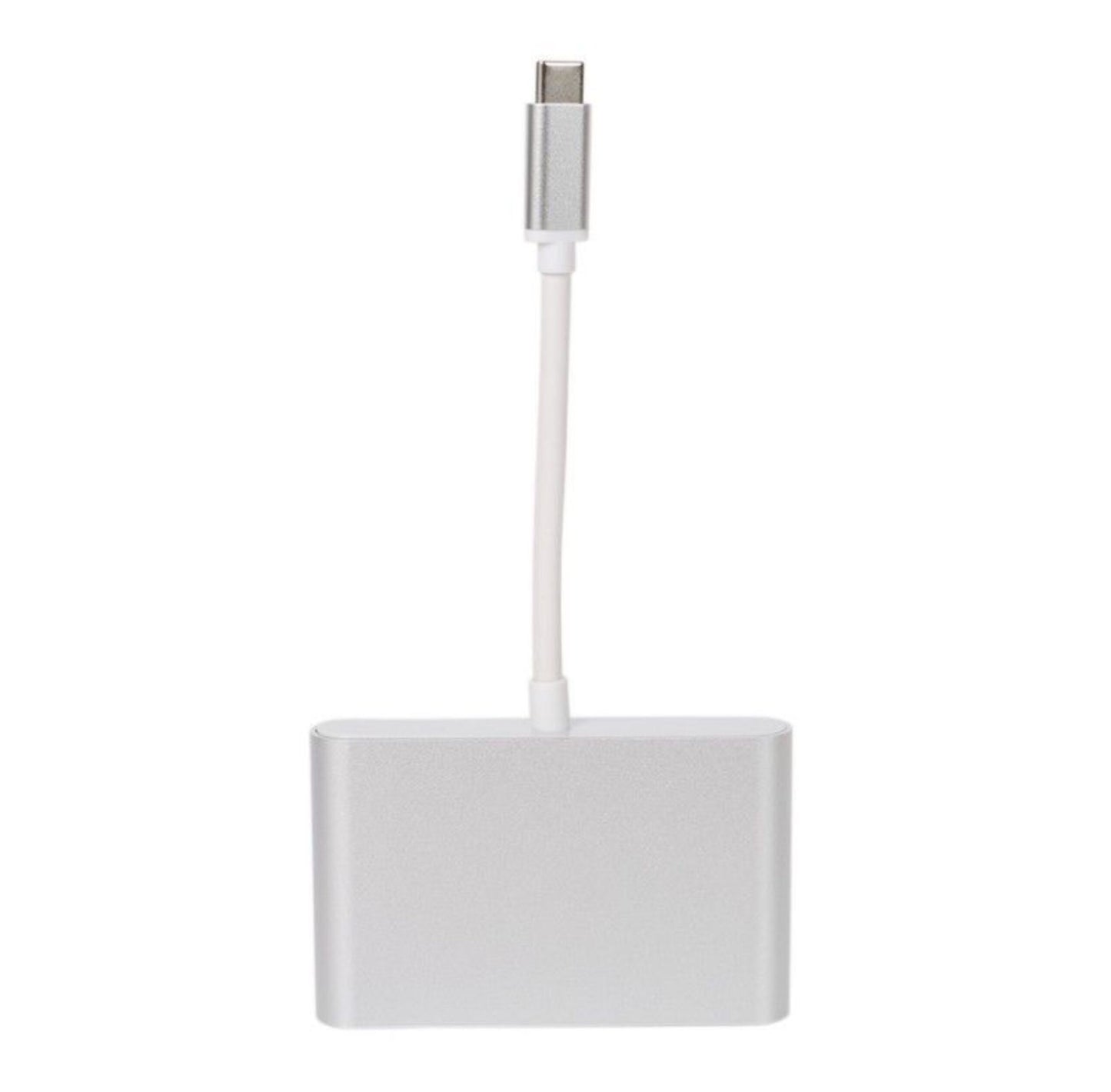 USB 3.1 USB-C Type C to VGA Digital AV USB OTG Charger Adapter - Silver