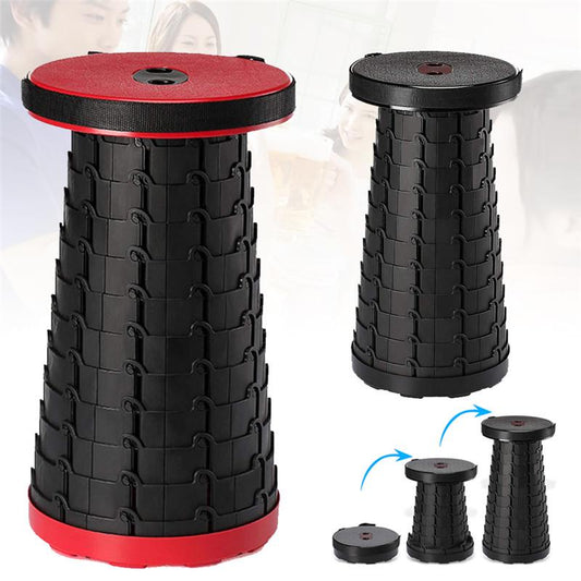 Outdoor Portable Telescopic Retractable Folding Stool