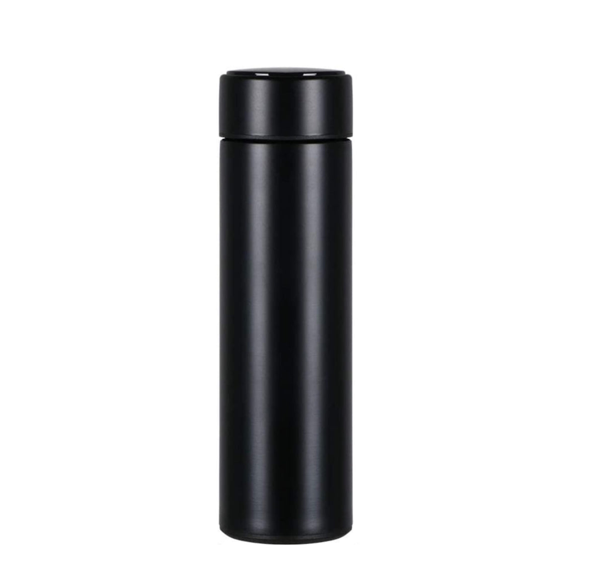 Stainless Steel Vacuum LED Temperature Display Smart Water Cup - Black