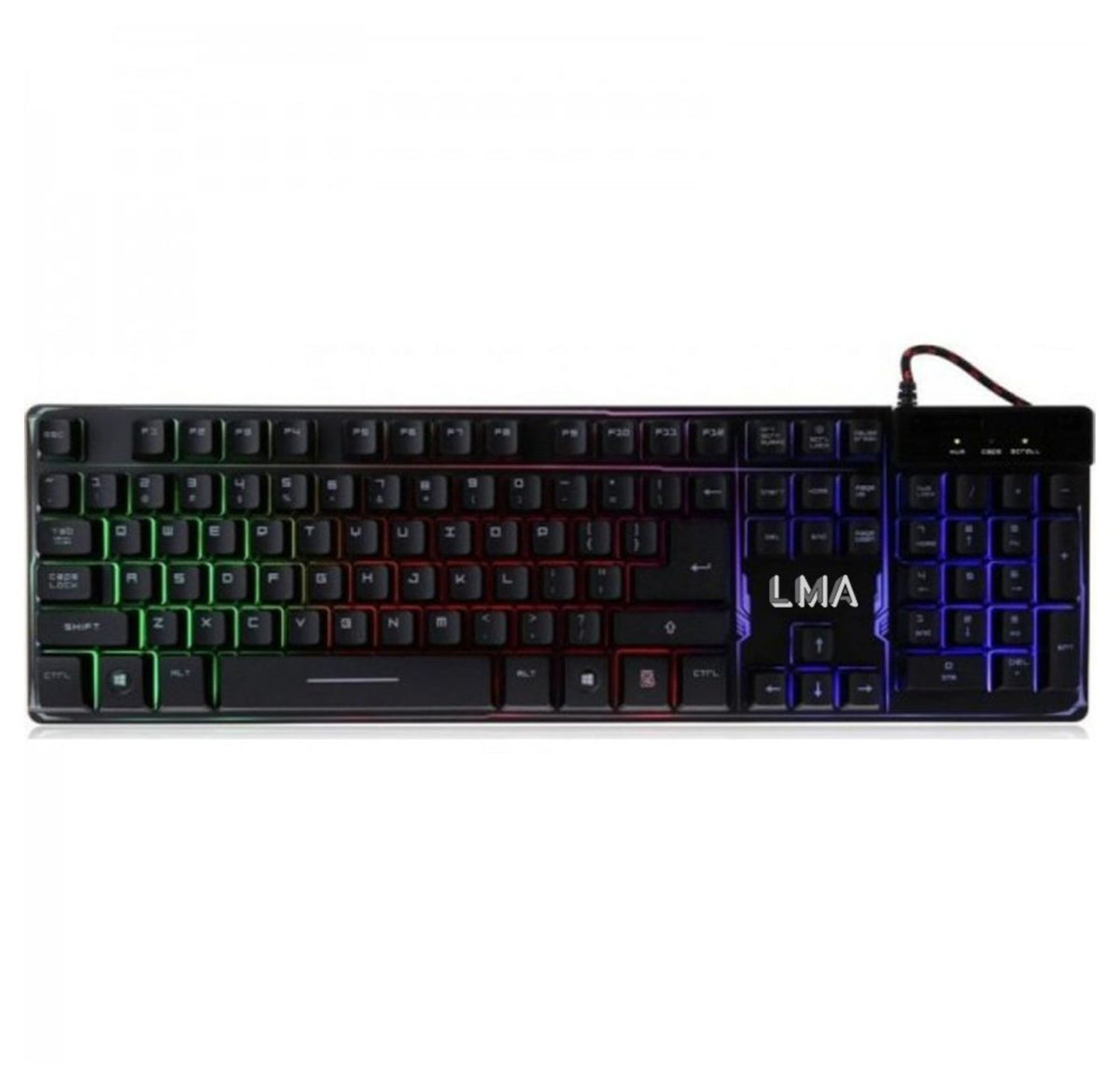 LMA- Andowl Waterproof LED Gaming Keyboard