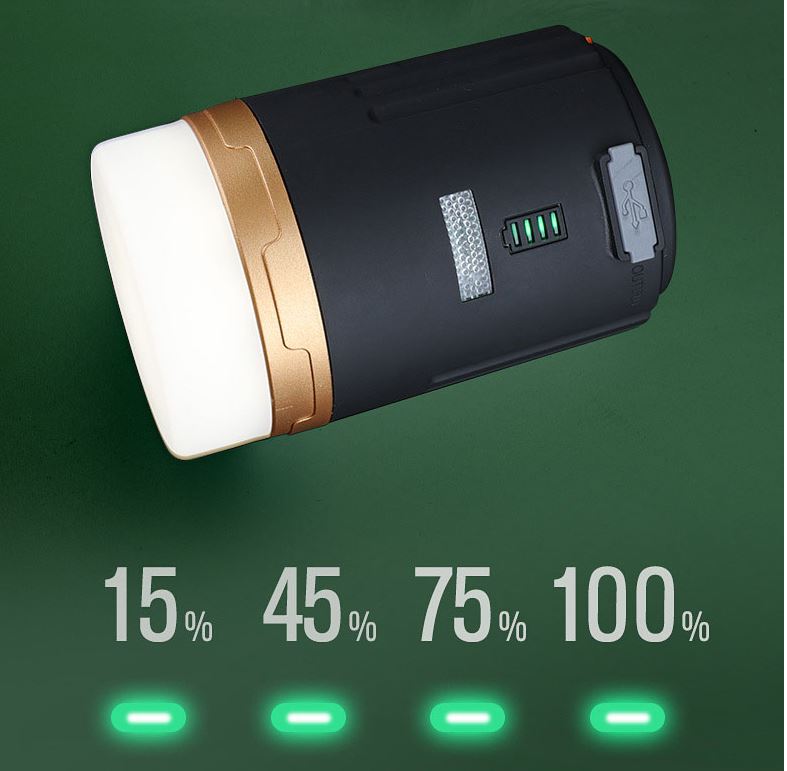 Rechargeable Magnetic Camping Light With Remote Control