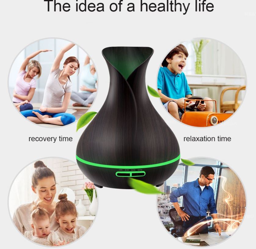 Night Light Humidifier With 7LED Light Mode