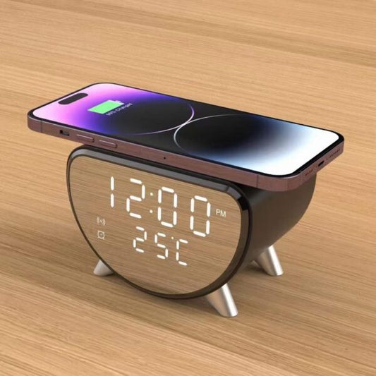 15W Alarm Clock With Wireless Charger + Temperature