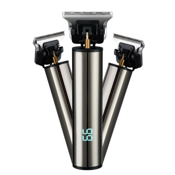 Cordless Mini Electric Hair Trimmer with LCD Display