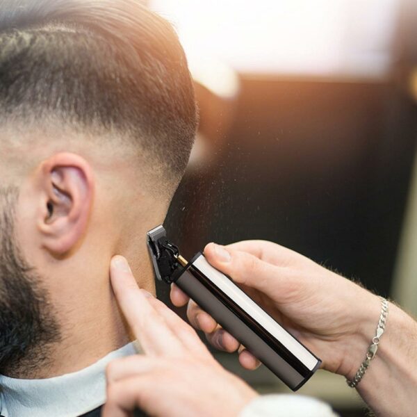 Cordless Mini Electric Hair Trimmer with LCD Display